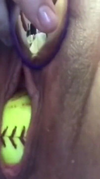 Softball Stuffed Pussy