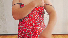 Kitty_Cross: パステルカラーの寝室でゆっくりと着替えるシシー