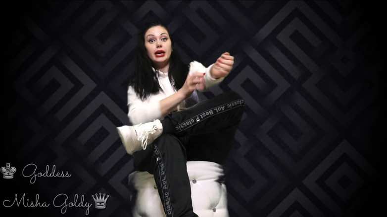 Goddess Misha Goldy: Let me show you who is controlling your dick! Start...