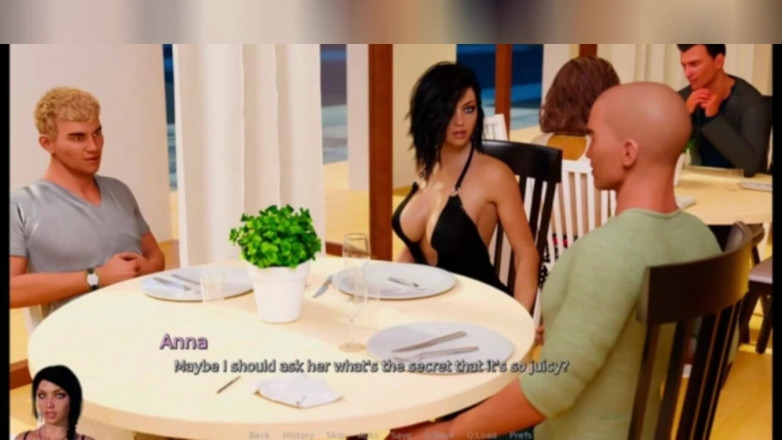 3DXXXTEEN2 Cartoon: Anna slaat haar sappigste biefstuk op voor Ashley. 3D porno tekenfilmseks