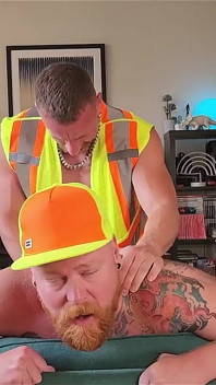 Pracownik Budowlany Przerwa Na Kawę Gangbang