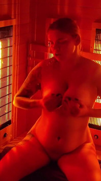 A Stranger Catches Me Masturbating in a Public Sauna and Joins in with His Huge Cock.