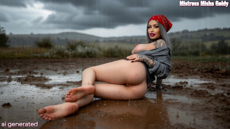 Goddess Misha Goldy: Get Dirty with Me, Baby. Filthy and Wet and Wanting...
