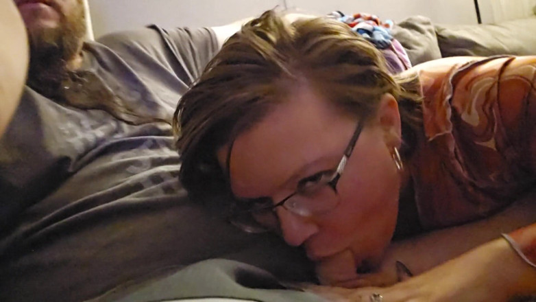 Funhousewife69: Date Nite Now Time for My Dessert Mouthful of Cum