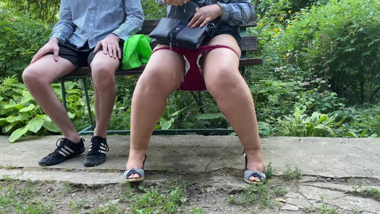 OurFetishLife: MILF unforgettable outdoor piss fountain lets stepson take her dirty...