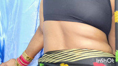 angelstar7834: 인도 인도 바비 코 블랙 사리 메인 초다