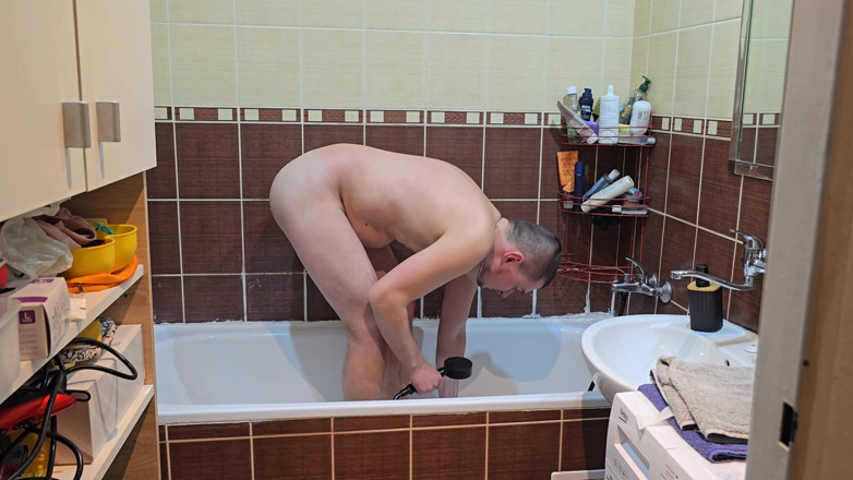 Fap_man93: Solo Shower Session