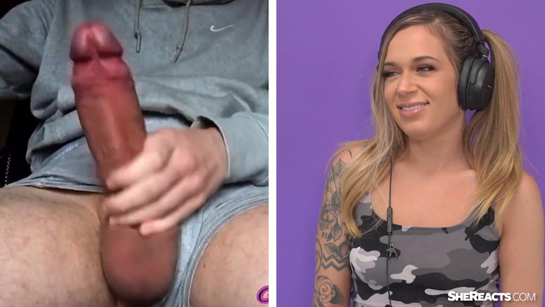 SheReacts: Rory Knox’s Big Dick Solo Jerk Reaction