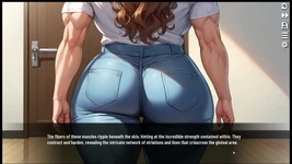 Futanari Muscle Growth World Femboy Hentai Game Ep.1 Small Dick Femboy Dominated by Muscular Woman Thug!
