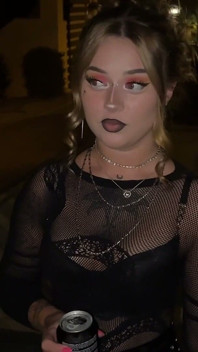 Alt Girl Ready Is Ready to Fuck for a Can of Energy Drink.