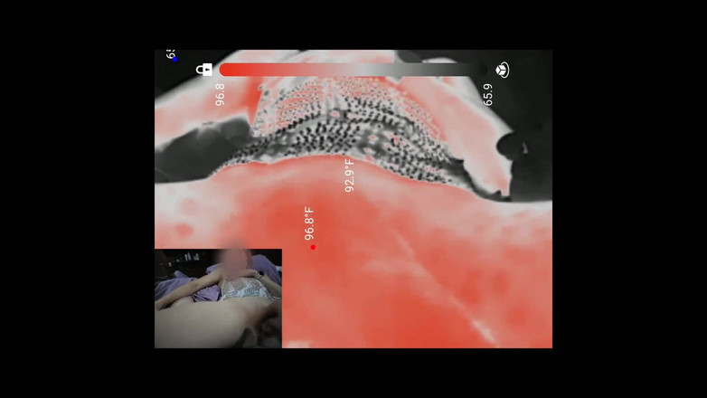 SexyGamerMomma: Vuistneuken, spuiten, klaarkomen op een thermische beeldcamera