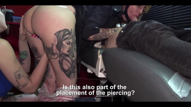 Blaze Rager: Horny Sluts Wanted a Threesome Instead of a Tattoo!