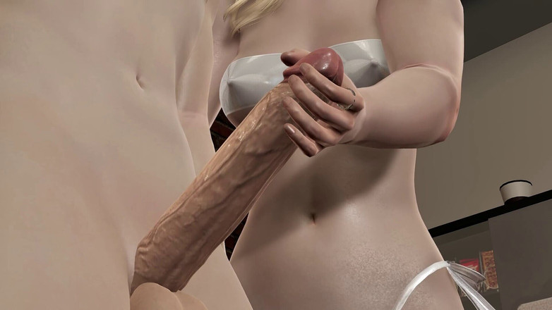 Joas22222: Aj büro anime mädchen dicker arsch 3D Animation - pOV handjob, halsfick...