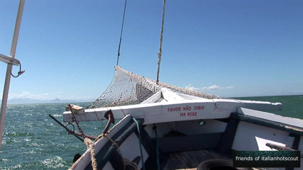 Italian hot scout and friends: Beautiful threesome sex on the boat