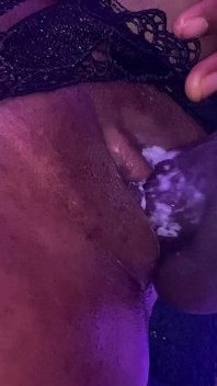 Ebony Babe Takes Huge Black Cock