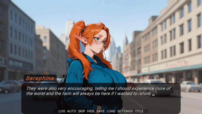 Dirty GamesXxX Trans: Seraphinas leben: sexy elfenmädchen mit großem schwanz und dicken titten...