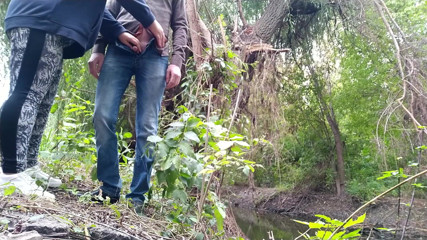 OurFetishLife: MILF stepmom takes care of stepson in nature
