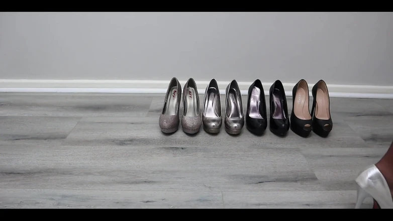 Kinky Lyrical: Trying on Different High Heels While Wearing Nylon Stockings