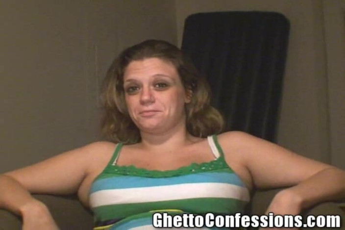 Ghetto Confessions: Pregnant White Bitch Black Cock Lover 3 Baby Daddies Blowjob Swallow