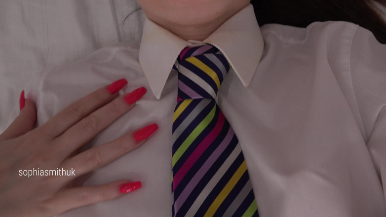 SophiaSmithUK: Hot shirt girl has sex