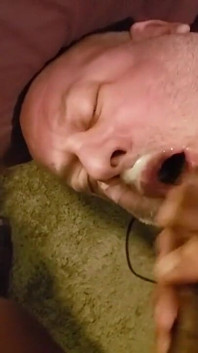 Facial Cumplilation! Bear Gets Covered in Cum by BBC