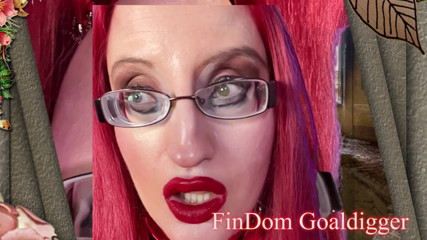 FinDom Goaldigger: Huge Eye Glasses Transformation