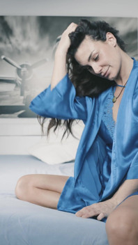 Bem no traseiro da ex-modelo de passarela Tanya!