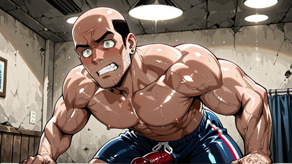 Erotic Man: Ai anime style cazzo grosso uomini