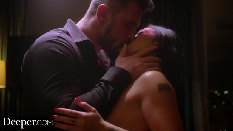 Deeper: Deeper. Adriana is handcuffed and obliged to watch