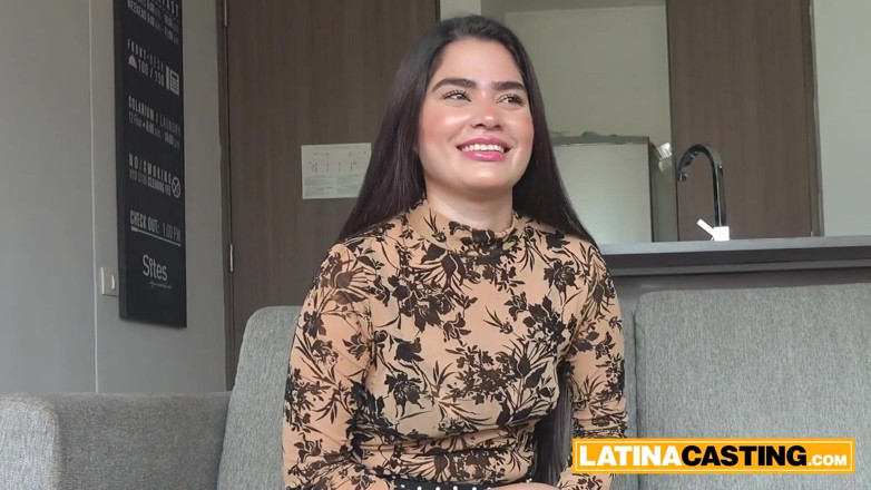 Latina Casting: Gorgeous Latina Teen Is Caught Masturbating During Casting and Railed...