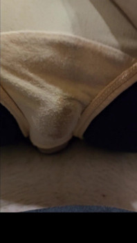 I took 3 pairs of my sis little panties and then wanked and cum inside the gusset of each one!