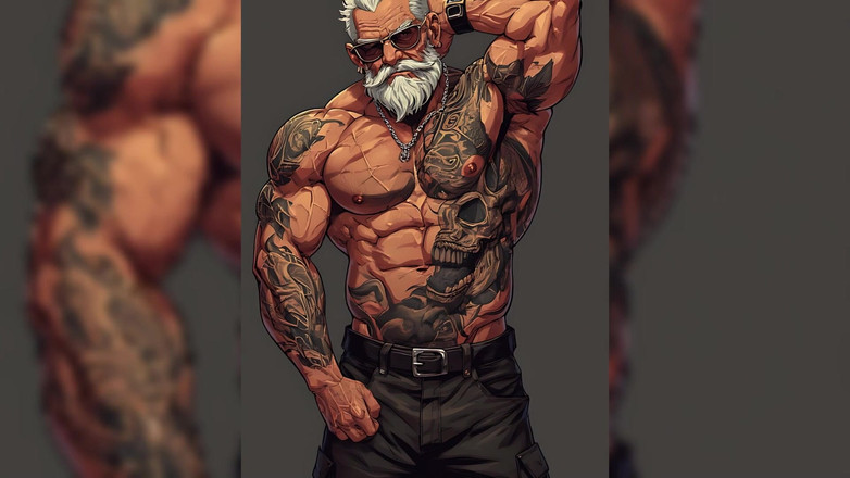 Erotic Man: Đàn ông xăm mình cơ bắp nghệ thuật ai gợi cảm