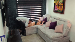 AlinaVelvet: Blowjob mendalam dan kongkek gaya doggy sengit oleh isteri latina...