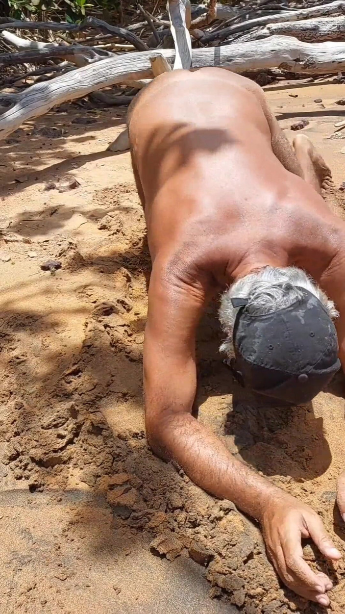 Ladysilvas: Ladysilva Crossdresser on the Beach Taking off Her Sexy Panties...