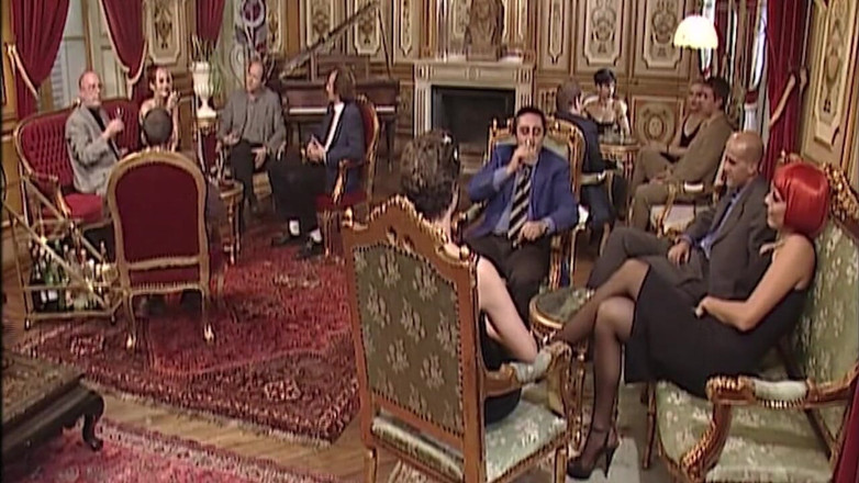 Erotic Club: Blonde MILF and Brunette Babe in Wild Hardcore Orgy