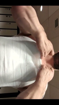Shredding a Tank Post Workout