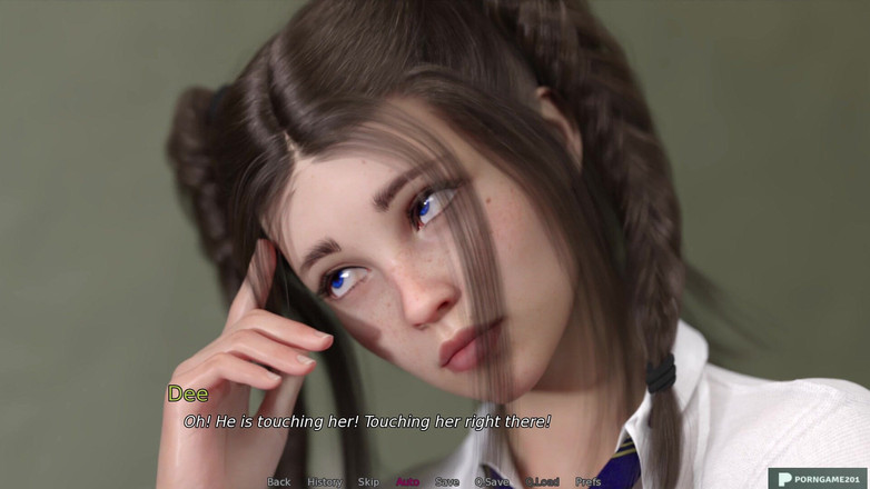 Porngame201: Rebecca 13의 이야기 - 집주인과 포르노 시청