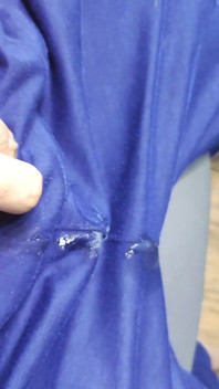 Man Jerks off a Big Load in His Sweatpants After Doing His Morning Exercise