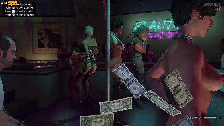 LewdArcade: Câu lạc bộ thoát y Gta V khỏa thân chơi...