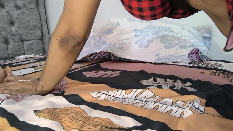 PATY PATY: Stepdaughter Has a Creamy Orgasm After Showing Her Pussy to...