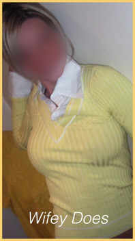 Wifey Looks Perfect in This Yellow Shirt