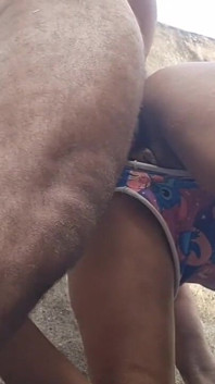 My Stepdaughter on the Stairs 100% Anal