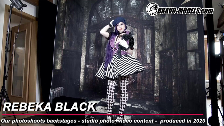 Bravo Models Media: 386-backstage fotoshoot Rebeka Black - volwassen