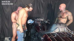 MasculineJason - Jason Collins: Harley et Bengal 3 way avec Mason Dixon et Bubba Bear...