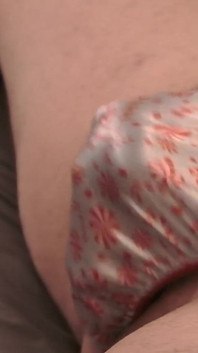 Peppermint Candy Thong Play Jerk & Cum