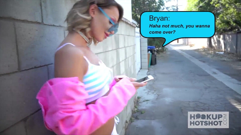 Hookup Hotshot: Pretty petite blonde Emma Hix gets fucked into a mess...