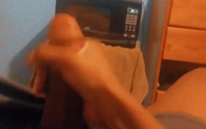 Trans DSy: Black transguy showing off his BBC