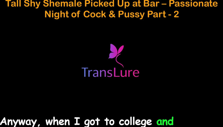 TransLure: English Audio Sex Story - Tall Shy Shemale Picked up at...