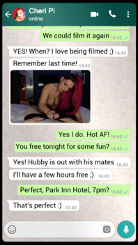 Cheri Pi Whatapp Sexting an Old Man