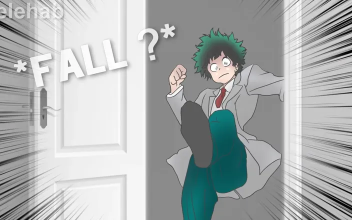 DsAnimation: Midoria Fucked Uraraka in the Shower Hentai!my Hero Academia 2D Porn